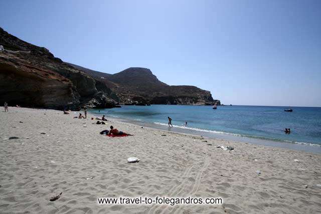 The peaceful Agali beach FOLEGANDROS PHOTO GALLERY - Agali beach by Ioannis Matrozos