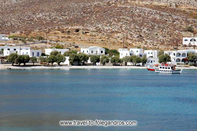 Chochlidia beach - View of Chochlidia beach from the sea