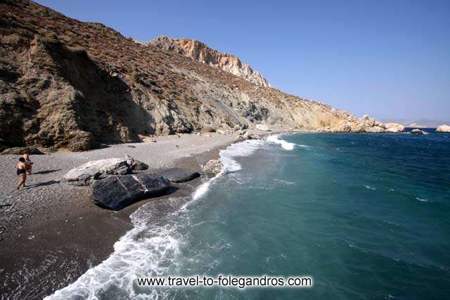 View of Katergo beach FOLEGANDROS PHOTO GALLERY - Katergo beach by Ioannis Matrozos