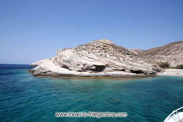 The norht part of Livadaki FOLEGANDROS PHOTO GALLERY - Livadaki beach by Ioannis Matrozos