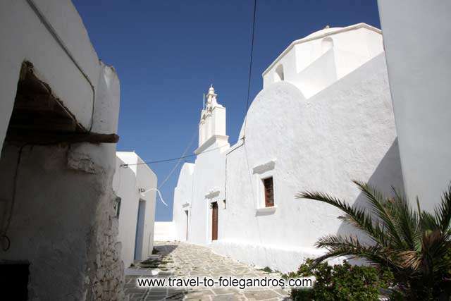 View of Pantanassa church at the northeast edge of the castle FOLEGANDROS PHOTO GALLERY - Pantanassa by Ioannis Matrozos